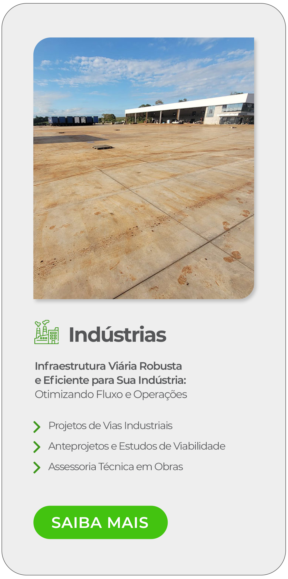 Resumo dos serviços de produção de conteúdo